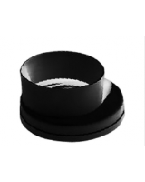ISO+ adapter R160-125A. Asymetrical EPDM reducer 160mm x 125mm