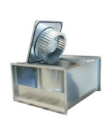 KT 60-30-4 Centrifugal rectangular duct fan. 3,820m&#179;/h