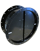 LRK-EX 1120 air operated damper (1120mm diameter) with anti-static coating to EN60079 for use in Zone 1 or 2 without limitation