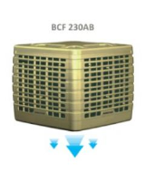 Master BCF 230RB Stationary Air Cooler (Radial Fan). Bottom discharge with individual remote control.