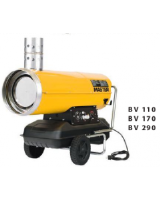 Master BV 170E Portable High Pressure Indirect  Oil fired 49kw Air Heater