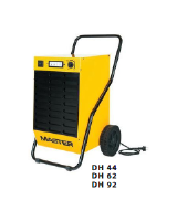 Master DH 44 DV Refrigerant Dehumidifier. 350m3/h air flow. Dehumidification @ 30&#176;C, 80% RH = 1.71 L/H