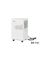 Master DH 721 Refrigerant Dehumidifier. 240m3/h air flow. Dehumidification @ 30&#176;C, 80% RH = 0.88 L/H