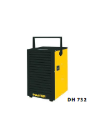 Master DH 732 (Stackable) Refrigerant Dehumidifier. 160m3/h air flow. Dehumidification @ 30&#176;C, 80% RH = 1.25  L/H