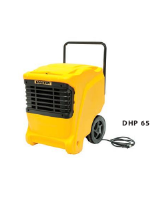 Master DHP 65 Dehumidifier. 500m3/h air flow. Dehumidification @ 30&#176;C, 80% RH = 2.33 L/H