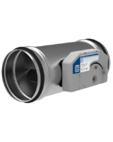 NOTUS-R constant air volume flow controller. Airflow set by a rotating dial (manual) or by electric actuator. Controls air flow independently of the duct air pressure (range of 50&#126;1,000 Pa). 30 Versions available