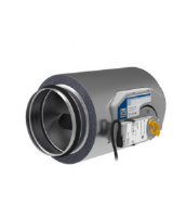 NOTUS-RI Constant air volume flow controller (WITH INSULATION). Airflow set by a rotating dial (manual) or by electric actuator. Controls air flow independently of the duct air pressure (range of 50&#126;1,000 Pa). 30 Versions available