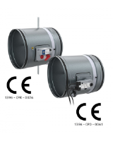 PKIR3G Circular Fire Control Damper (almost 1,000 size/control variants in this range)
