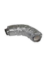 SCD 160 silencer 50mm insulation and male/female ends