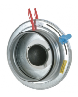 SPM-160 Iris damper with bulb. Manually set damper 160mm diameter with enhanced choking ability. For supply or extract air.