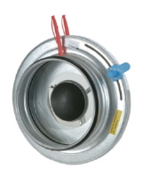 SPM-300 Iris damper with bulb. Manually set damper 200mm diameter with enhanced choking ability. For supply or extract air.