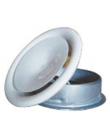TFFC 160 is a circular supply air valve for ceiling installation, 160mm diameter, RAL9016