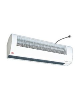 Thermozone ADA120H ambient air curtain for openings to 2.5m high, 900mm wide