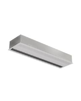 Thermozone AR220A 1300/2400m3/hr Horizontal ambient air curtain for recessed installation in openings to 2.5m high, 2042mm wide