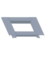 TRF-DVV 630 Robust transition frame, for mounting on discontinued roof sockets DVV so that the current DVV/DVG fans can replace older family DVV