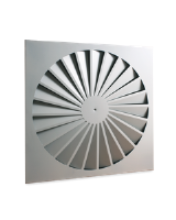 VVT-A-400 Thermostaticaly regulated diffuser, galvanized mild steel, painted RAL9010