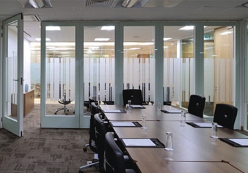 Powder Coated Folding Glass Partition