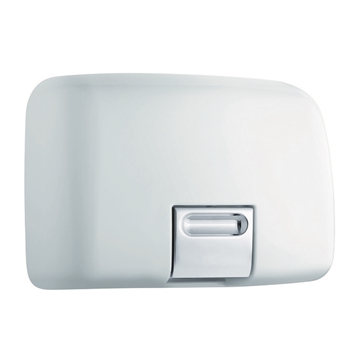 White Metal Warm Air Hand Dryers