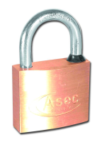 ASEC Master Keyed Brass Padlock - 40mm (Master Key BB)