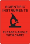 Scientific Instruments Shipping Labels