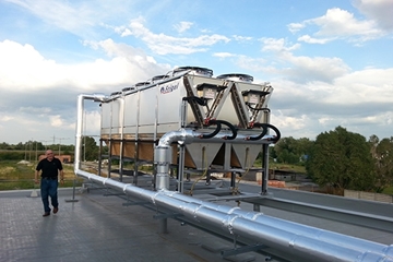 Installation Of Premium Adiabatic Coolers