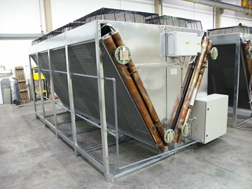 Air Blast Coolers V-Type For Rubber Industry