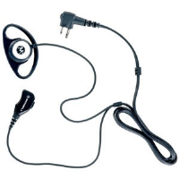 D-Shell PTT in-line and push-to-talk microphone Earpiece