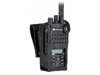 Specialist Supplier Of Motorola Hard Leather Carry Case with 2.5"  for Display Radio