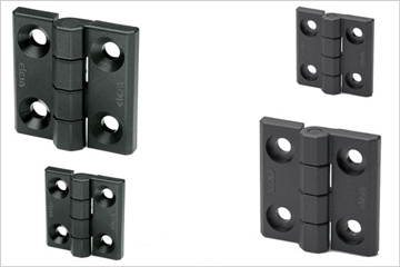 New CFMX hinges from Elesa in high strength Supertechnopolymer