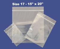 Grip Seal Poly Bag - Plain 380*510mm -200