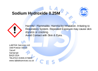 Sodium Hydroxide 0.25M 5ltr