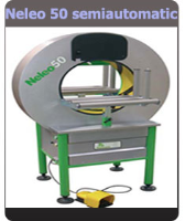 Neleo 50 Semi Automatic Wrapping Machine For Aluminium Profiles For Electronic Industries