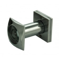 D&E 200 Degree 'Square' Door Viewer with Glass Lens and Privacy Cover