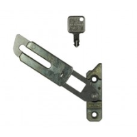D&E Res-Lok Concealed Fix Window Restrictor - LH or RH - Natural Finish