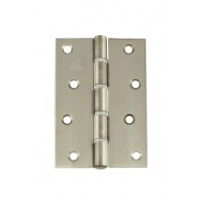D&E Stainless Steel Butt Hinge - Delrin Washered (Pair) c/w Stainless Steel Screws