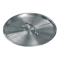 Vogue Aluminium Saucepan Lid - 160mm (K298)