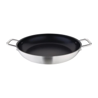 Vogue Aluminium 350mm Non-Stick Paella Pan (T368)