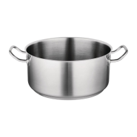 Vogue 7.5 Litre Stainless Steel Casserole Pan - 280mm x 120mm (h) (T177)