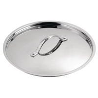 Vogue Triwall 5.5"" Stainless Steel Pan Lid (Y422)