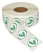 Vogue Suitable For Vegetarians Labels (Box Of 1000) (U913)