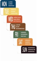 Vogue Colour Coded Day Labels - Sunday (Box Of 1000) (L930)