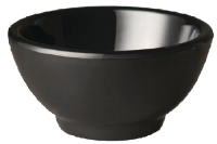 APS Round 200mm Black Melamine Bowl (GF149)