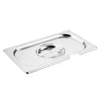 Stainless Steel Notched 1/4 Gastronorm Lid (CB174)