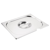 Stainless Steel Notched 1/2 Gastronorm Lid (CB171)
