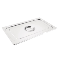 Stainless Steel Notched 1/1 Gastronorm Lid (CB170)