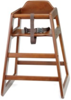 Tablecraft Walnut Unassembled Highchair (66EU)