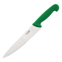 Hygiplas 8.5"" Green Chefs Knife (C861)