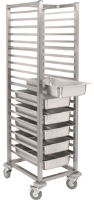 Parry SCT1600 Stainless Steel Gastronorm Tray Trolley
