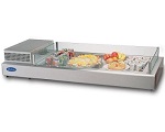 Victor Caribbean BTOREF2 Contact Refrigerated Display Topper With Glass Risers