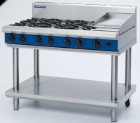 Blue Seal Evolution G518C-B Heavy Duty Gas Boiling Top With Small Griddle Plate